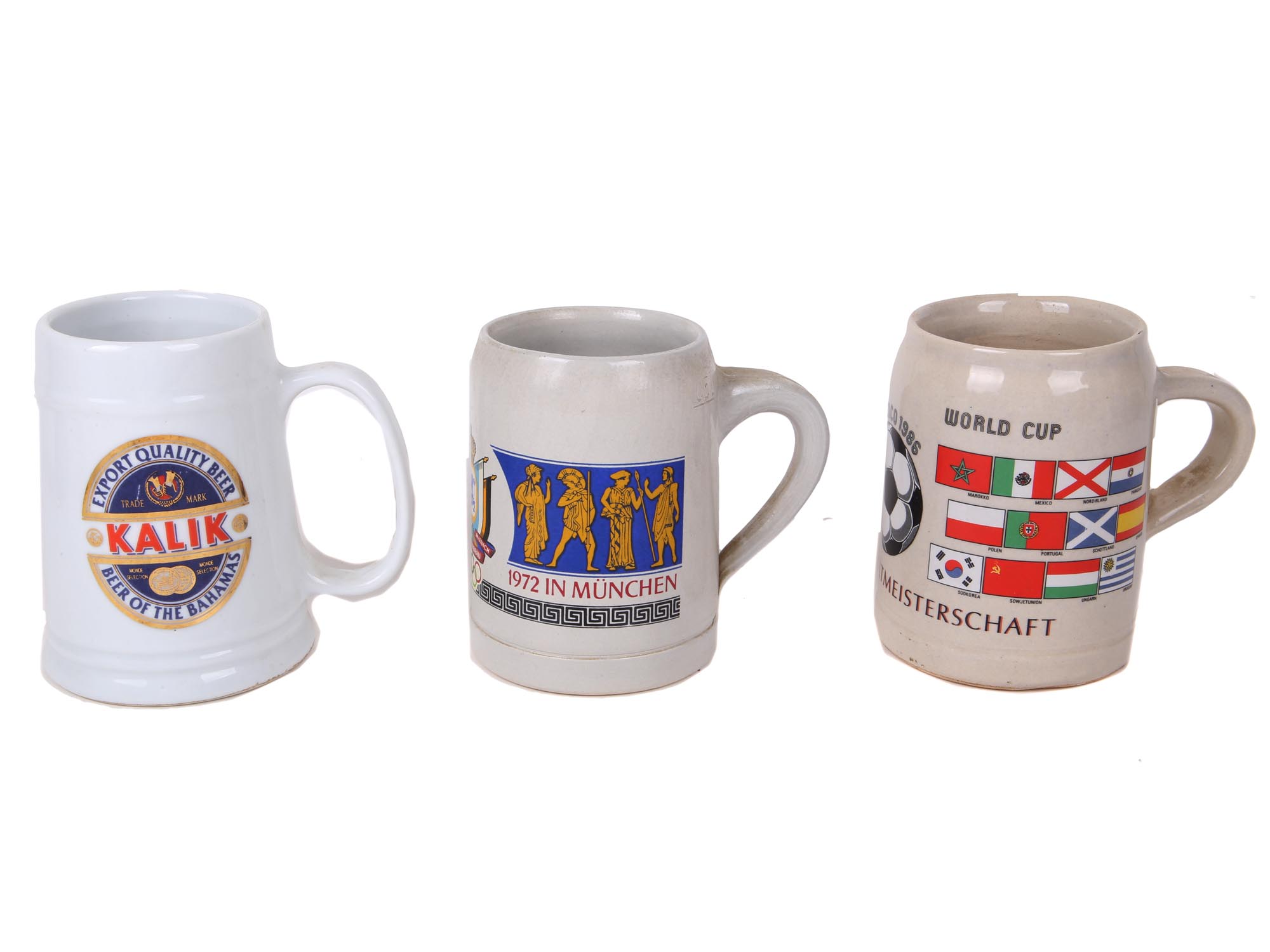 VINTAGE SIX TANKARD BEER MUG COLLECTION PIC-4